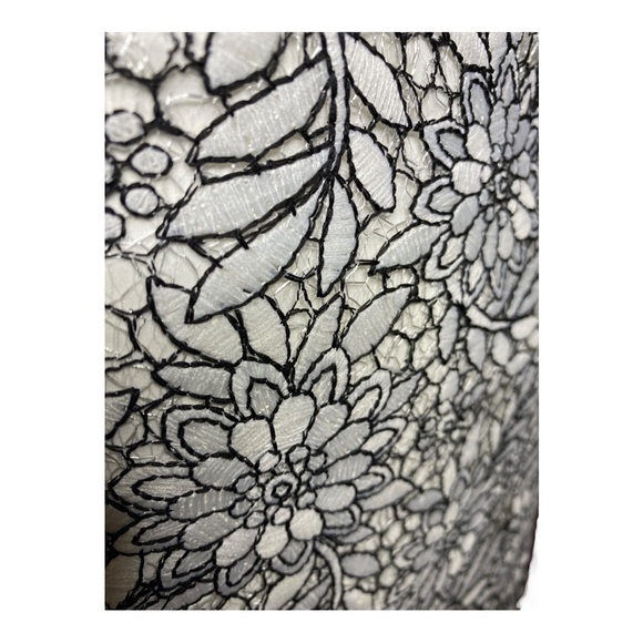 Stylestalker Dress Black & White Floral Minidress Size XS - Picture 4 of 8